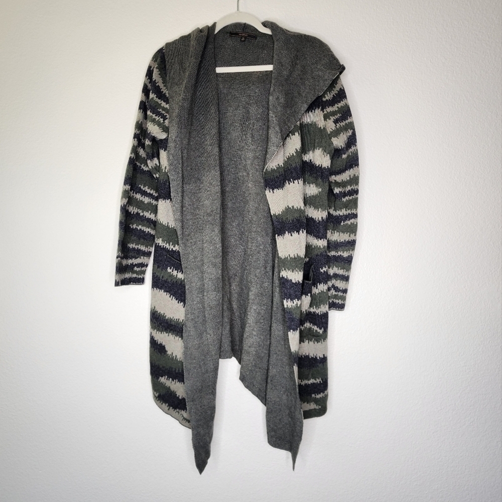 Max Sport Open Front Duster Cardigan Sweater XL